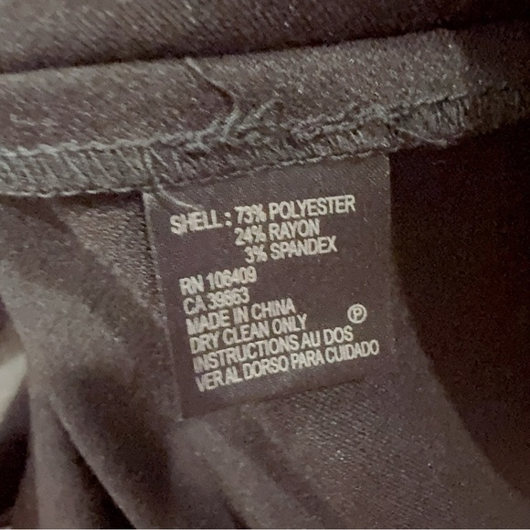 Tahari Black Color Block Sleeveless Short Sheath Dress Preowned Size 6 - Picture 6 of 7